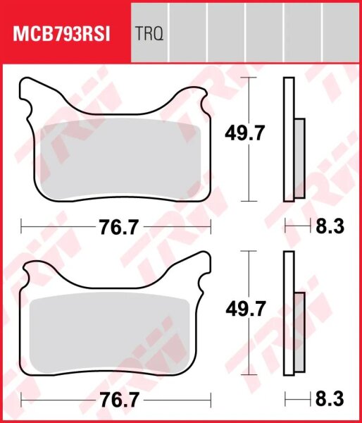 TRW Bremsbelag "MCB 793"