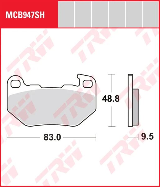 TRW Bremsbelag "MCB 947"
