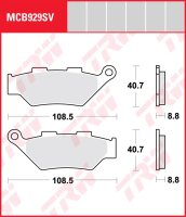 TRW Bremsbelag "MCB 929"