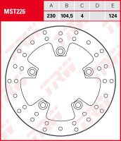 TRW Bremsscheibe "MST226"