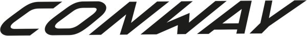 CONWAY MotorabdeckungKunststoff, schwarz