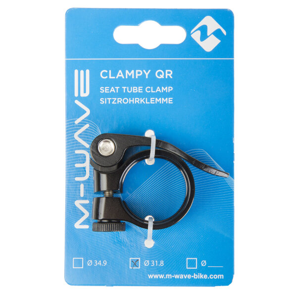 M-WAVE Sattelklemme CLAMPY QR 31,8