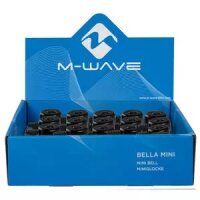 M-WAVE Klingel Bella Mini-Black Mini-Fahrradglocke