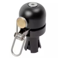 Glocke BELLA DBX Mini, M-WAVE, Messing, Ø=30,5mm, schwarz, Messingschlager, 420456