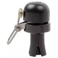 Glocke BELLA DBX Mini, M-WAVE, Messing, Ø=30,5mm, schwarz, Messingschlager, 420456