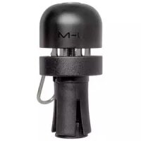 Glocke BELLA DBX Mini, M-WAVE, Messing, Ø=30,5mm, schwarz, Messingschlager, 420456