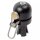 Glocke BELLA DBX Mini, M-WAVE, Messing, Ø=30,5mm, schwarz, Messingschlager, 420456