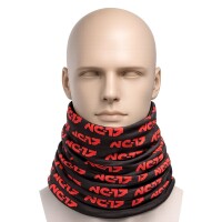 NC-17 Schlauchtuch made by Buff, schwarz mit roten Logos