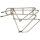 Gepäckträger LOGO CLASSIC EDELSTAHL 26"-28", Tubus, silber, 