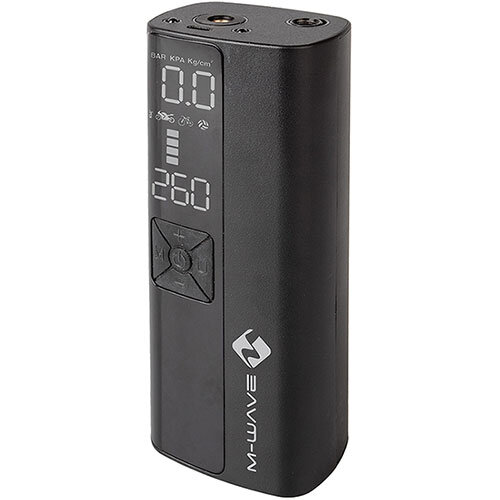 Akku-Minipumpe Elumatik Multiboost, M-WAVE, bis 10,3 bar, mi
