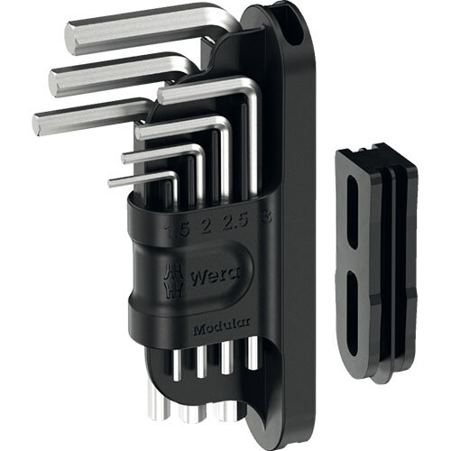 Tool-Check Modular Winkelschlüssel Hex-Plus 1, Wera, 7-teili