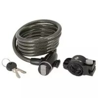Spiralkabelschloss S 10.18, Clip on-Halter, M-WAVE, L=1.800m