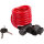 Spiralkabelschloss S 10.18, Clip on-Halter, M-WAVE, L=1.800m