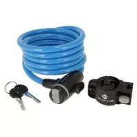 Spiralkabelschloss S 10.18, Clip on-Halter, M-WAVE, L=1.800m