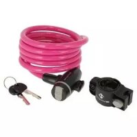 Spiralkabelschloss S 10.18, Clip on-Halter, M-WAVE, L=1.800m
