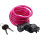 Spiralkabelschloss S 10.18, Clip on-Halter, M-WAVE, L=1.800m