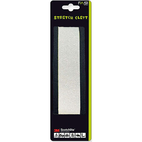 Reflektorband Stretch-Clett, 50 x 360mm, schwarz, Fasi, 1010
