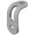 90°-Befestigungswinkel FLY, Tubus, silber, Tubus, 34016