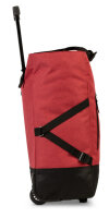 Einkaufstrolley Weinrot/Schwarz | Shopping-Roller mit...