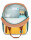 Glühwürmchen Kinderrucksack  *natur/koralle