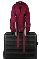 Bench solid Rucksack  *brombeer rot
