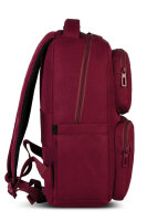 Bench solid Rucksack  *brombeer rot