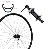 Vorderrad 28", Centerlock, schwarz, SE, TAURUS 21,...