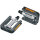 City-Trekkingpedale 191, ergotec, Aluminium/PP/Gummi, silber/schwarz, Humpert/Ergotec, 86016001