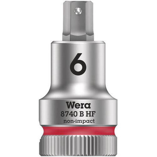 8740 B HF Zyklop Bitnuss, Wera, 3/8"-Antrieb, 6,0 x 107,0 mm, Wera, 05003036001