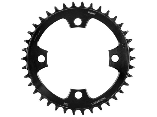 KMC Kettenblatt E-Bike/MTB 38T Narrow-Wide, BCD 4x104, Stahl schwarz