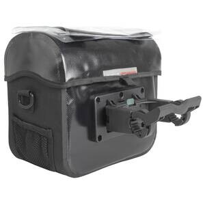 wasserdichte Lenkertasche "OTTAWA", mit Kartenhülle, schwarz