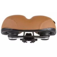 Sattel VELO PLUSH, Tour ELA X, braun, 260 x 220 mm, mit Elas