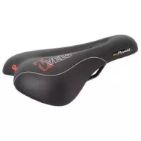 Sattel VELO, Vacu, 268 x 168 mm, matt schwarz, Stahl-Gestell