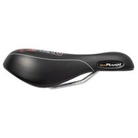 Sattel VELO, 255 x 177 mm, matt schwarz, silber Gestell, mit