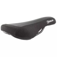 BMX-Sattel VELO, Melow, 247 x 137 mm, ohne Klemme, schwarz,