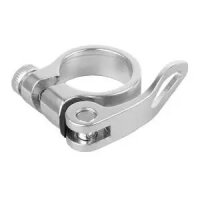 Sitzrohrklemme, Alu, silber, 31.8 mm, mit Schnellspanner, im