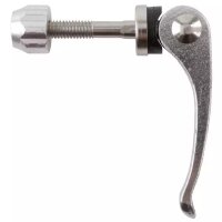 Sattelklemmbolzen mit Schnellspanner, silber, Alu-Hebel (250
