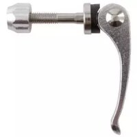 Sattelklemmbolzen mit Schnellspanner, silber, Alu-Hebel (250