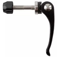 Sattelklemmbolzen mit Schnellspanner, schwarz, MV, Alu-Hebel
