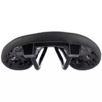 Nietensattel , 276 x 152 mm, schwarz, mit 6 Edelstahlnieten,