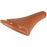 Nietensattel, 276 x 152 mm, braun, mit 6 Edelstahlnieten, sc