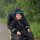 Kinder-Regenponcho >Poncho Kid´n´Seat<, mit M-Wave, schwarz