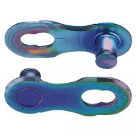 Verschlussglied KMC Aurora blue, 1 Set = 2 Stück auf...