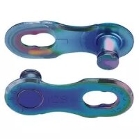 Verschlussglied KMC Aurora blue, 1 Set = 2 Stück auf...