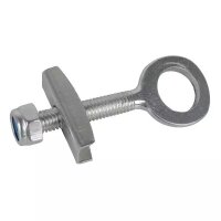 Kettenspanner, silber, mit selbstsichernder Mutter &...