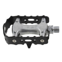 MTB-Pedal >Steady-A4<, Alu, silber, mit schwarzem...