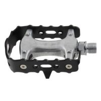 MTB-Pedal >Steady A4<, Alu, silber, mit schwarzem...