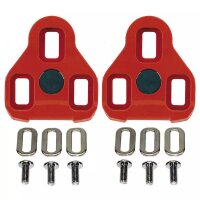 Schuhplatten-Set, EXUSTAR, LOOK-KEO compatible, rot...