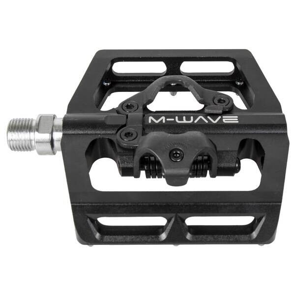 Kombipedal M-WAVE >Freedom clipless<, CNC gefräster Alukörpe