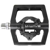 Kombipedal M-WAVE >Freedom clipless<, CNC gefräster Alukörpe